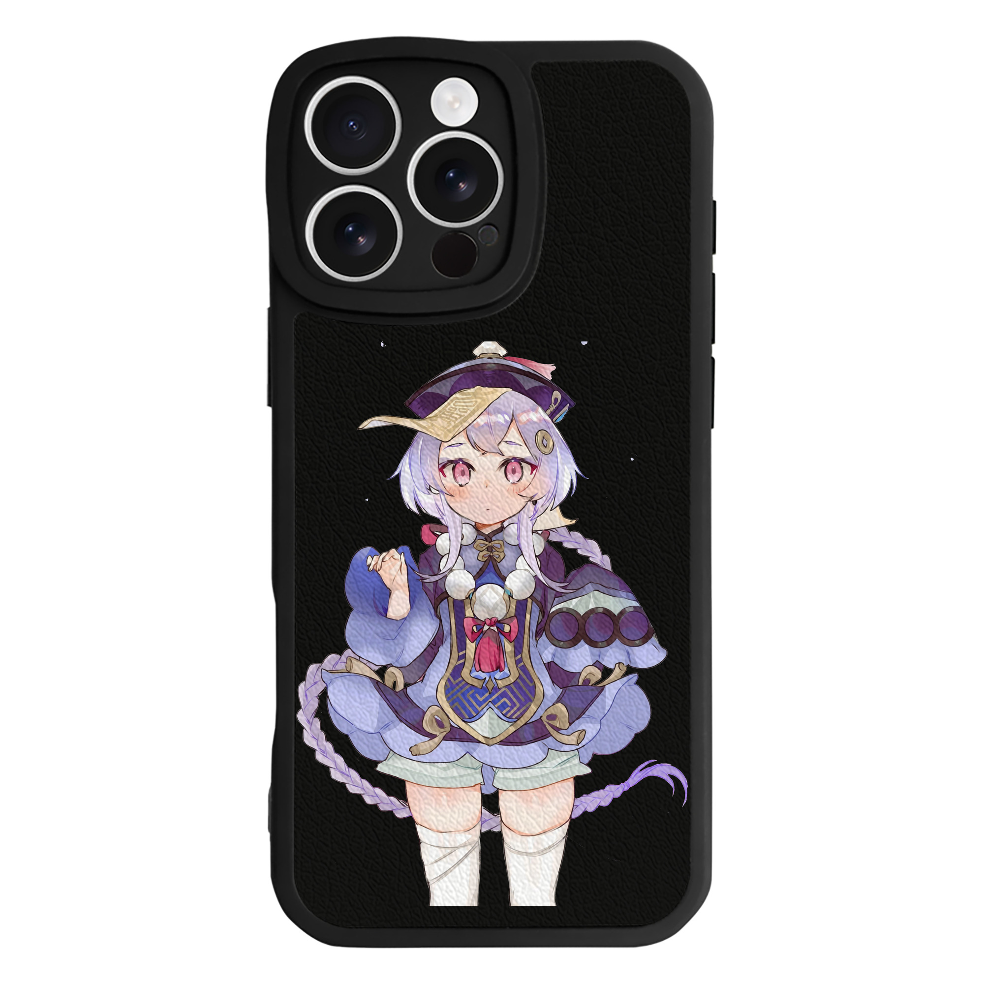 げんし神 七七 なな  genshin Nana 【iPhone 16シリーズ対応】シリコンスマホケース（レザー調） 材質：シリコン